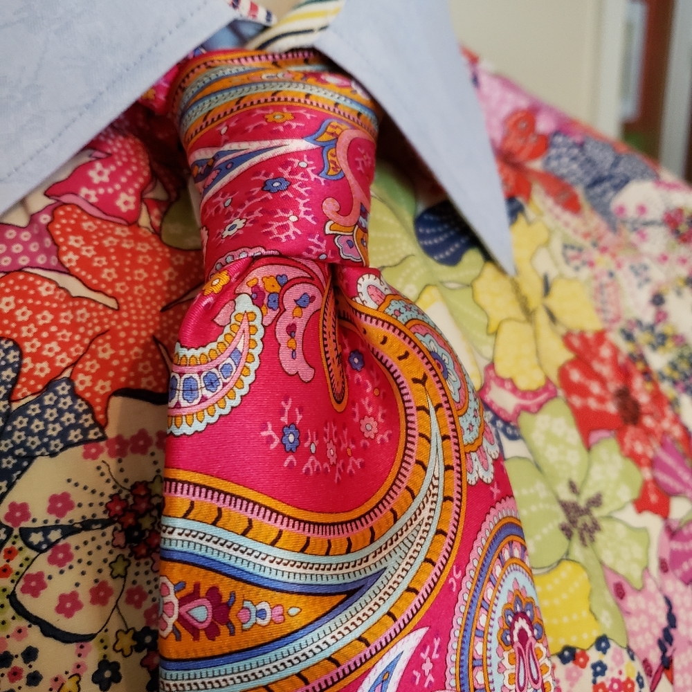 MENS PAISLEY SILK TIE